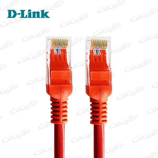 کابل پچ کورد دو متری Cat6 دی لینک D-LINK قرمز