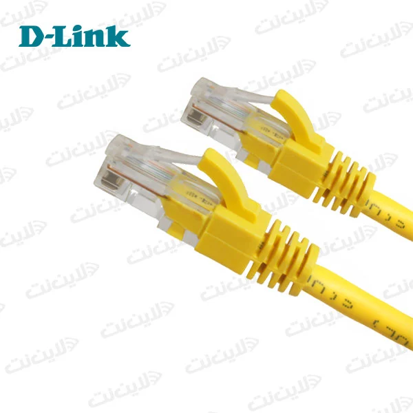 کابل پچ کورد دو متری Cat6 دی لینک D-LINK زرد