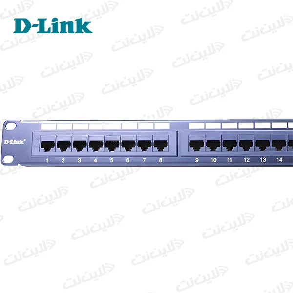 پچ پنل لودد 24 پورت Cat6A دی لینک مدل D-LINK NPP-6A1BLK242