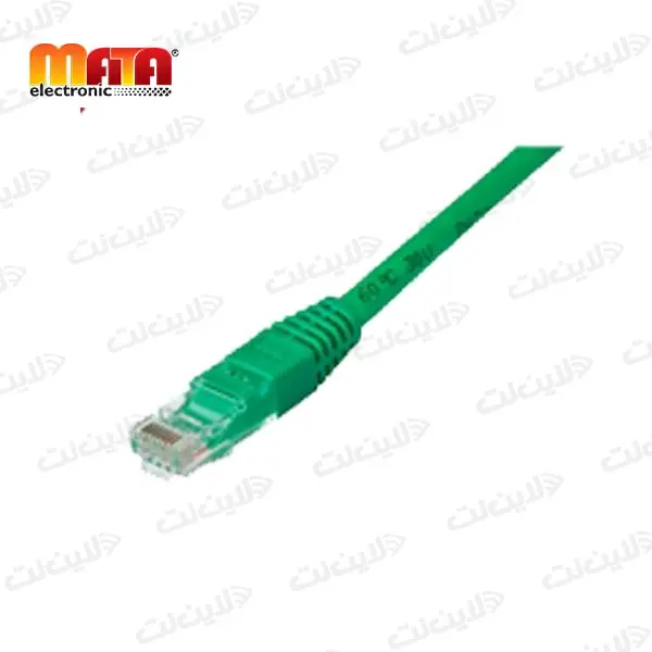 پچ کورد سبز 1 متری CAT6 U/UTP متا الکترونیک Mata electronic لاین نت