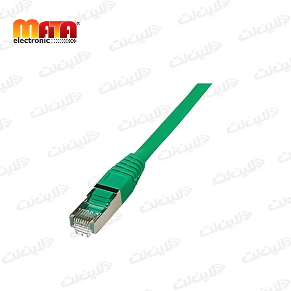 پچ کورد 3 متری سبز Cat5e F/UTP متا الکترونیک لاین نت