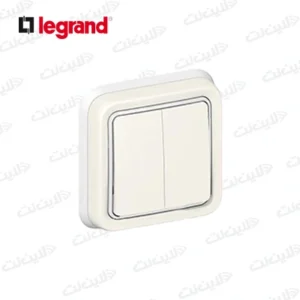کلید دو پل پلکسو توکار لگراند Legrand
