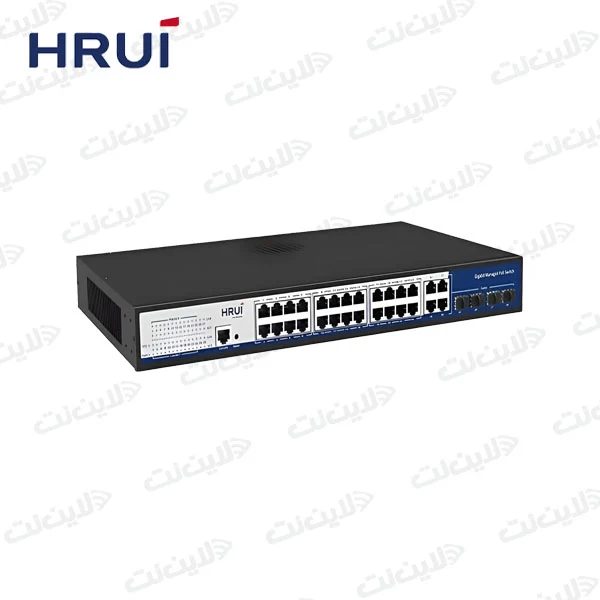 سوئیچ مدیریتی PoE گیگ HRUI HR-AFGM-2444S-400