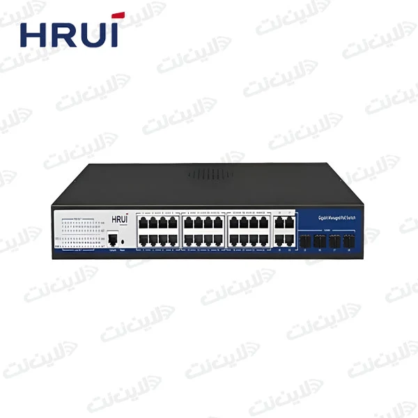 سوئیچ مدیریتی PoE گیگ HRUI HR-AFGM-2444S-400