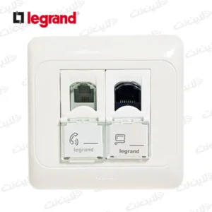 پریز شبکه و تلفن توکار لگراند Legrand