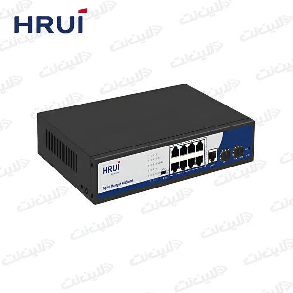 سوئیچ مدیریتی PoE HR-AFGM-82NS اچ ار یو ای HRUI