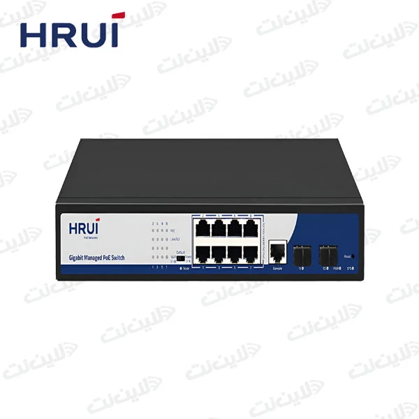 قیمت سوئیچ مدیریتی PoE HR-AFGM-82NS اچ ار یو ای HRUI