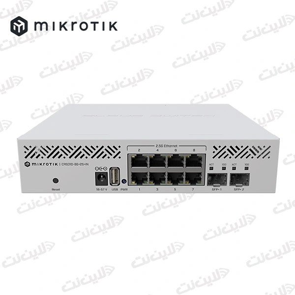 روتر سوئیچ مدل CRS310-8G+2S+IN میکروتیک MikroTik در لاین نت