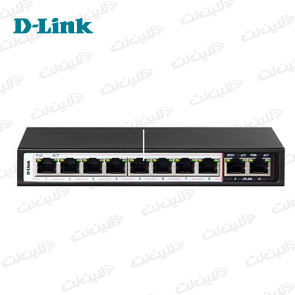 قیمت سوییچ 10 پورت مدل DES-F1010P-E دی لینک D-Link